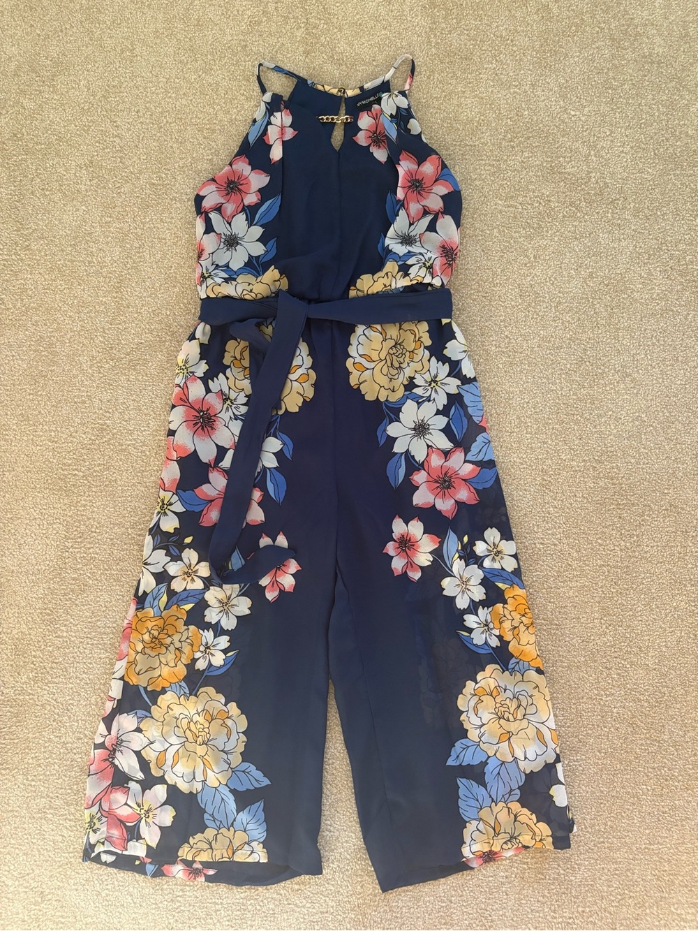 My Michelle Girls Wide Leg Jumpsuit Size M